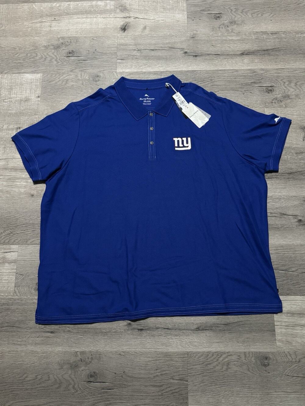NWT Tommy Bahama New York Giants 5XL Golf Polo Shirt Blue NFL